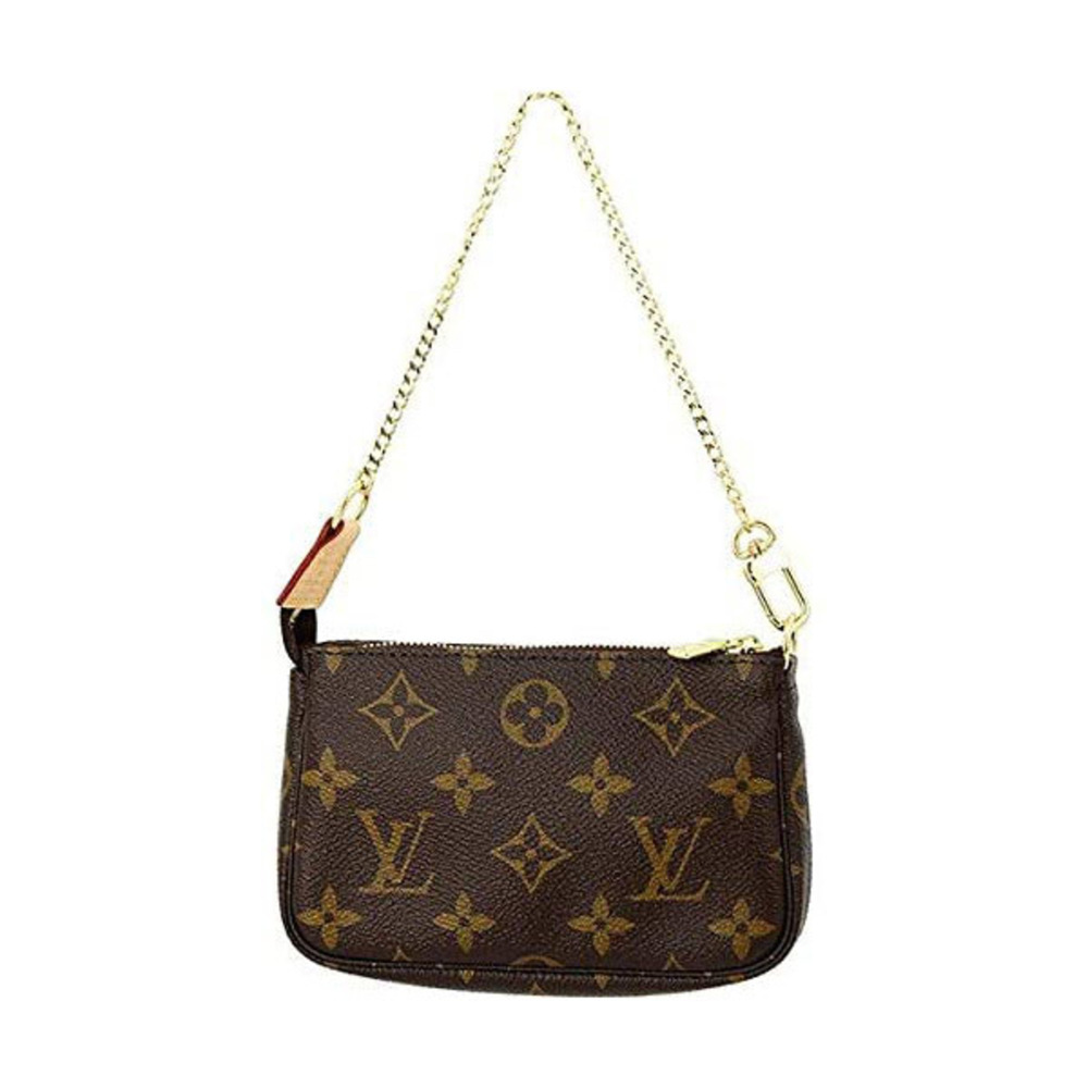 LOUIS VUITTON Authentic Brown Monogram Canvas Pochette Pouch - Picture 7 of 7